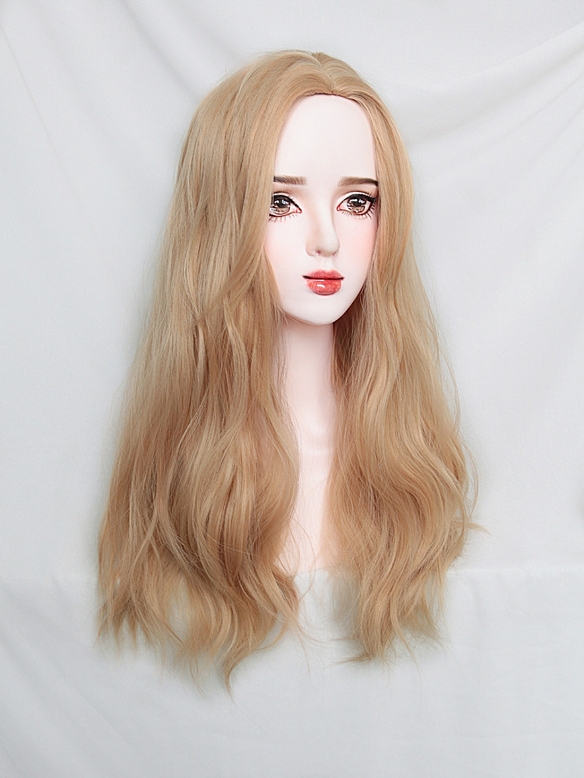 Evahair 2021 New Style Blonde Long Wavy Synthetic Wig