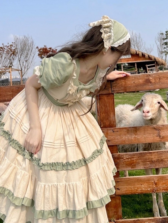 Evahair brand new Pastoral style lolita dress