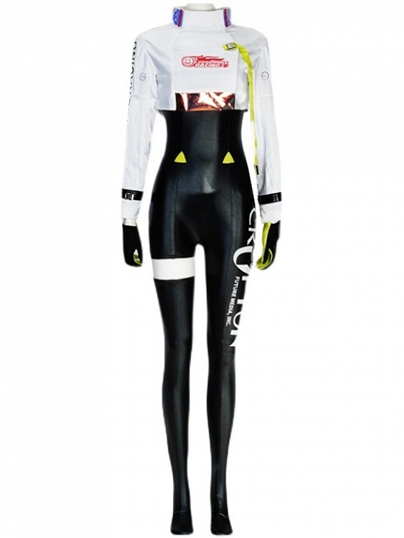 Evahair fashion racing Miku cosplay costume with wig