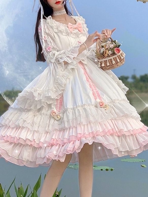 Evahair princess style ruffle lolita dress