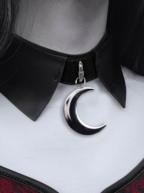 Evahair Gothic Moon Choker