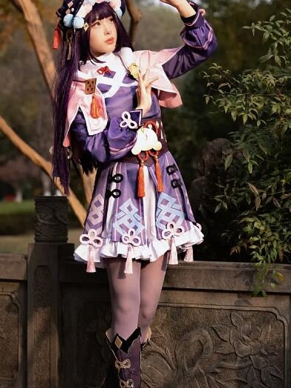 Evahair Genshin Impact Yunjin cosplay costume 