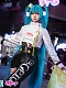 Evahair fashion racing Miku cosplay costume with wig