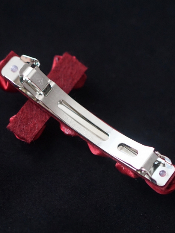 Evahair Limited Gothic Red Rose Cross Hairpin