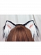 Evahair Cute Dark and White Lolita Cat Hairpin