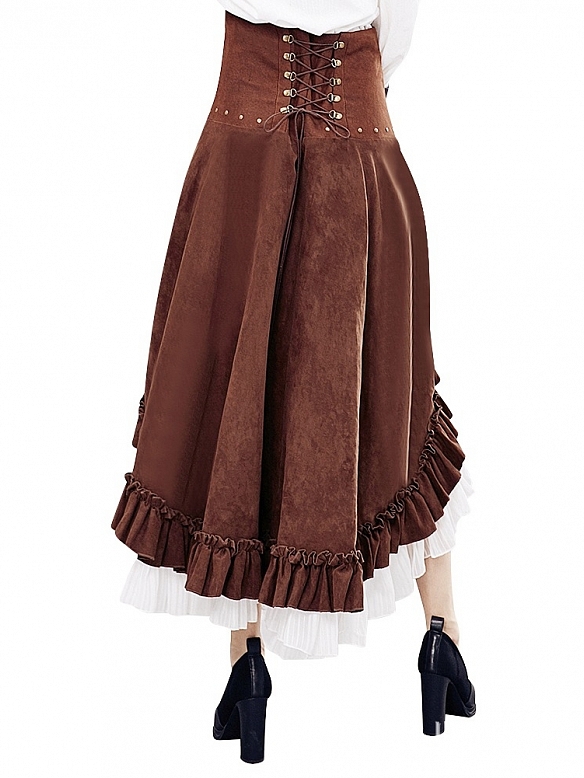 Evahair vintage steam punk style skirt