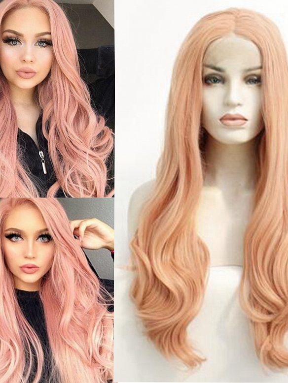 Evahair sexy orange long big wavy Synthetic Wig 