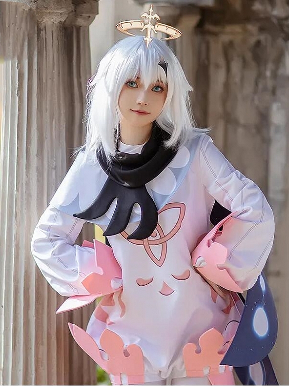 Evahair Genshin Impact Paymon cosplay costume