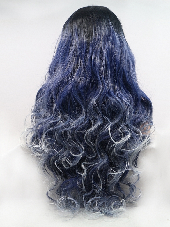 Evahair brand new style front lace long hair gradient wig