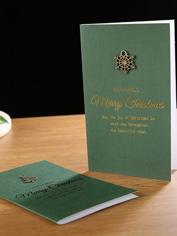 Evahair 4 Colors Selective Christmas Greeting Card