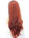 Reddish Brown Synthetic Lace Front Wig with Popular Wavy Style