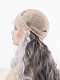 Granny Grey Fashion Wavy Synthetic Lace Front Wig