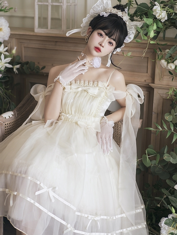 Evahair multi layer ballet style mesh lolita dress