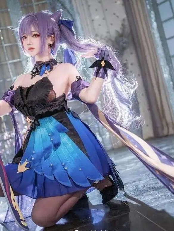 Evahair Genshin Impact new style Keqing cosplay costume