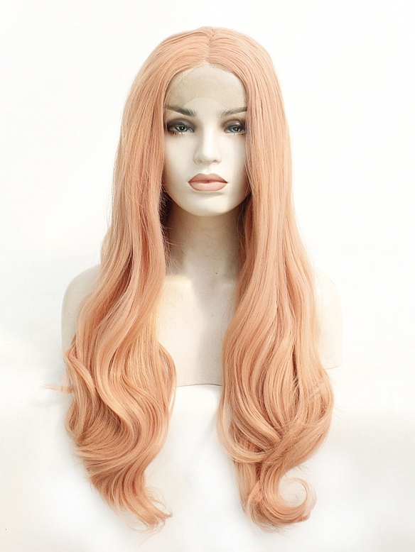 Evahair sexy orange long big wavy Synthetic Wig 