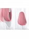 Evahair Sweet Strawberry Pink Long Straight Synthetic Wig with Bangs