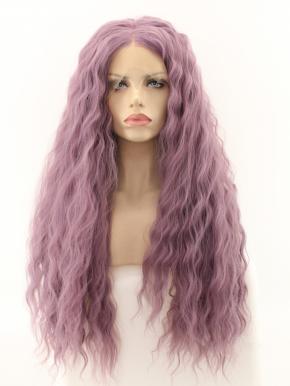 Dusty Lavender Lolita Synthetic Lace Front Wig