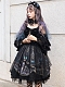 Evahair Dark Gothic style vintage black lolita dress