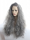 Classic DUSTY GREY LOLITA SYNTHETIC LACE FRONT WIG