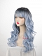 EvaHair Lpng Wavy Synthetic Full Lace Wig with Bangs
