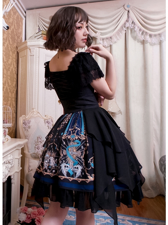 Evahair dark Gothic punk style lolita dress