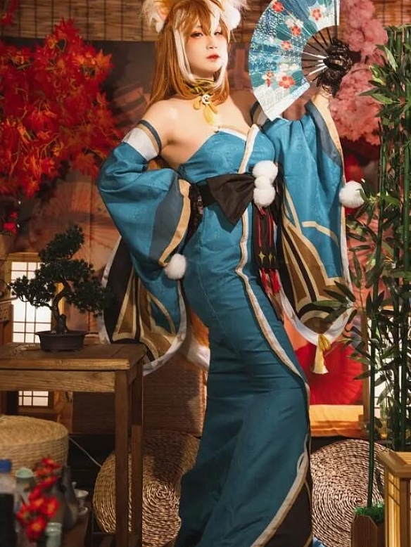 Evahair Genshin Impact Gorou Sexual transformation costume