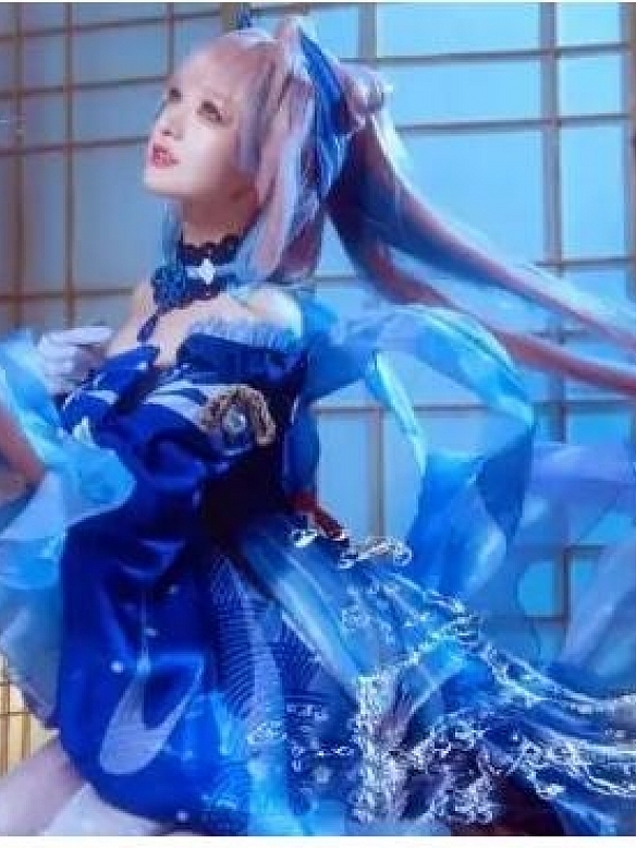 Evahair Genshin Impact Sangonomiya Kokomi cosplay costume