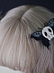 Evahair 2021 Gothic Style Butterfly and Skeleton Mashup Handmade Black Hairpin