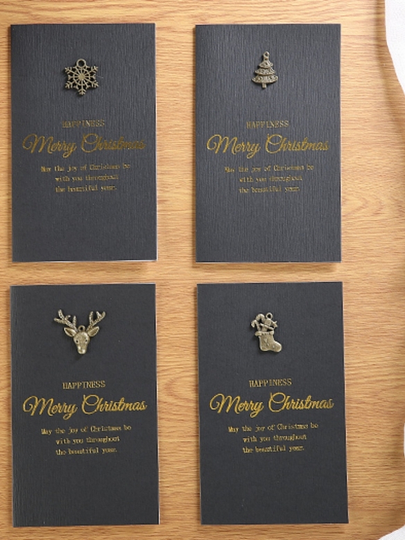 Evahair 4 Colors Selective Christmas Greeting Card