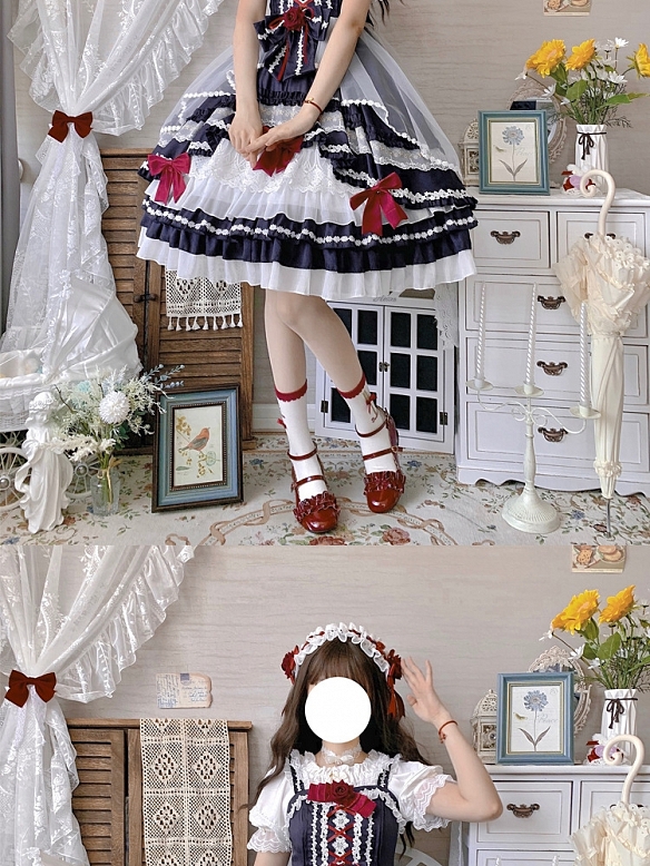 Evahair fashion short sleeve Cyanosis Lolita dress