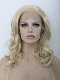 Blonde Bust Length Synthetic Lace Front Wig