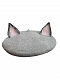 Cute Grey Cat-Ears Mori Beret Hat
