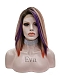 Evahair Ombre Blonde Shoulder Length Synthetic Lace Front Wig