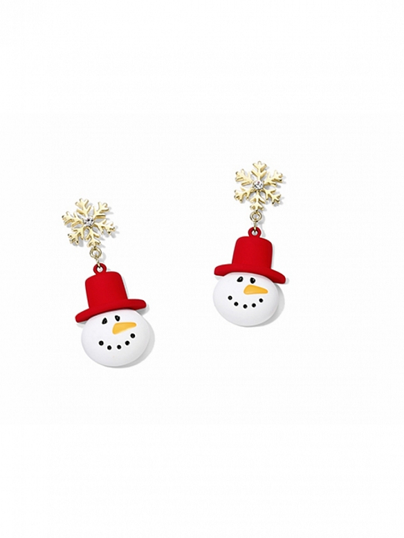 Evahair 2021 New Style Christmas Snowflake Earrings