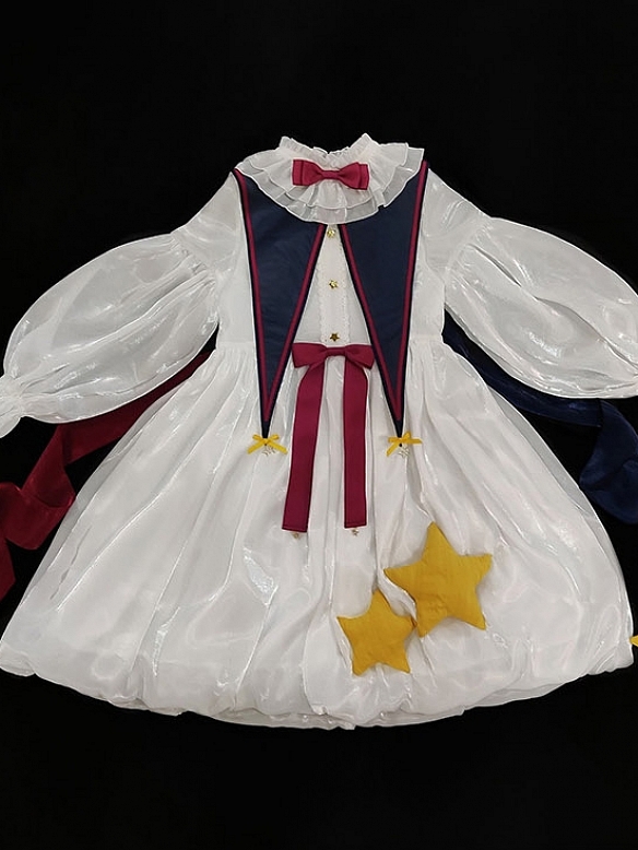 White Cotton Candy Princess Lolita OP