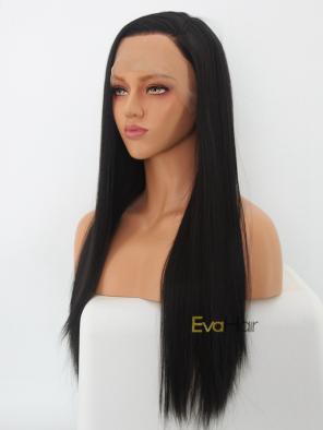 black synthetic wig