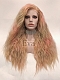 Evahair Multicolored Dark Orange Long Wavy Synthetic Lace Front Wig