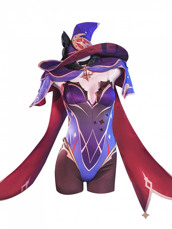 Evahair Genshin Impact Mona cosplay costume