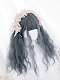 Evahair Lolita Haze Blue Long Wavy Synthetic Wig With Bangs