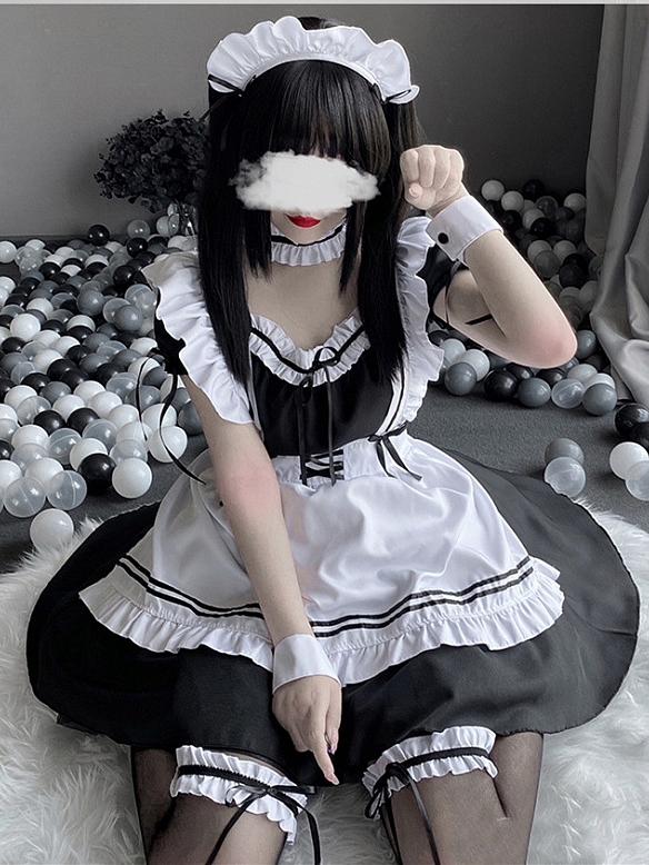 Evahair new style maid cosplay costume