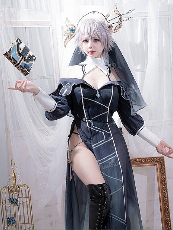 Evahair Date A Live Honjou Nia sexy cosplay costume 
