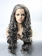 Grey Wavy Synthetic Lace Front Wig