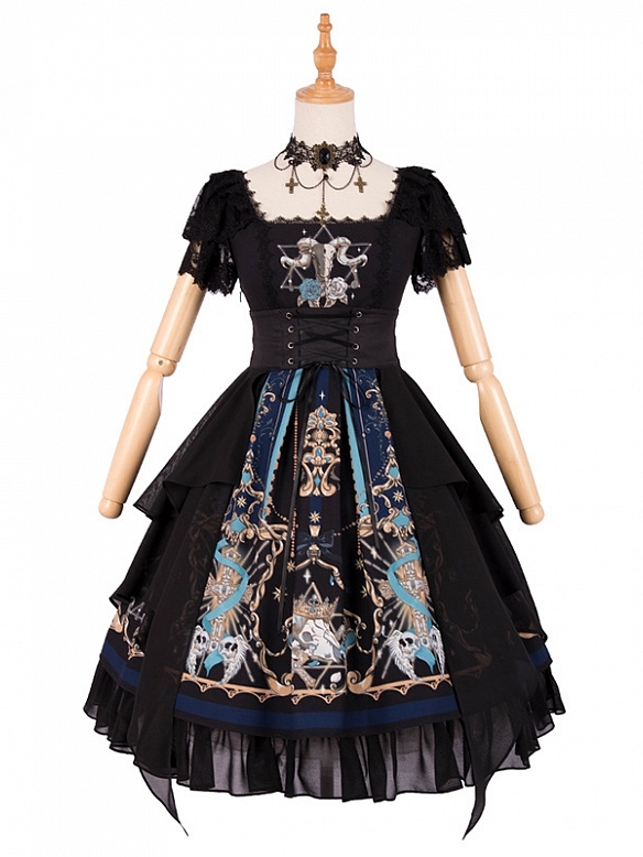 Evahair dark Gothic punk style lolita dress