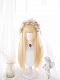 Evahair Lolita Gloden Wheat Color Long Straight Synthetic Wig with Bangs