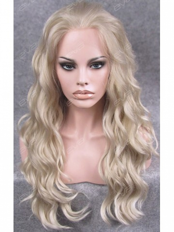 Game of Throne Daenerys Inspired Grayish Blonde Synthetic Lace Front Wig