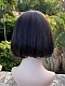 Evahair 2022 New Style Black Short Style Synthetic Wig with Bangs and Blonde Roots
