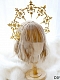 Evahair DIY Golden Hollow-Out Relief Sculpture Hairpin (Material Bag)