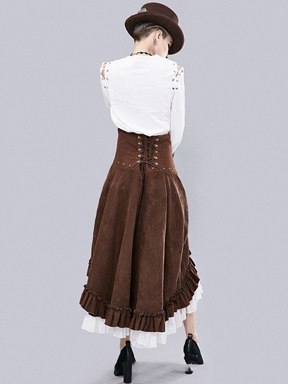 Evahair vintage steam punk style skirt