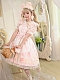 Evahair cute bear printed pink lolita dress